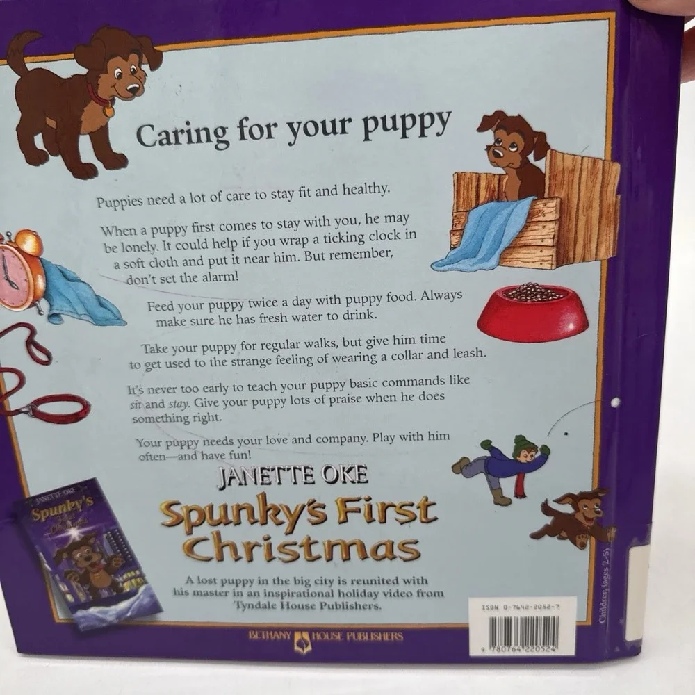 Spunky's First Christmas - Hardcover, by Oke Janette - Very Good